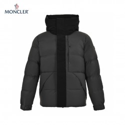 22FW Mens Moncler Madeira Hooded Short Black Long Sleeves Down Jacket Size 1-5 