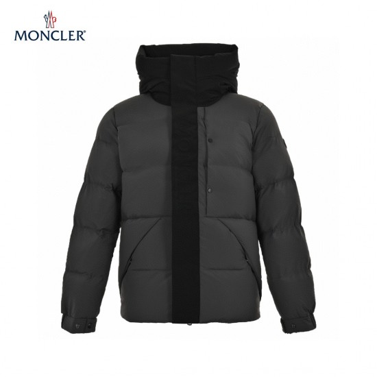 22FW Mens Moncler Madeira Hooded Short Black Long Sleeves Down Jacket Size 1-5 