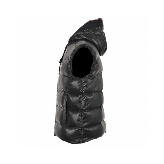 23FW Moncler Bormes Black Sleeveless Down Vest Outerwear Size 1-5 