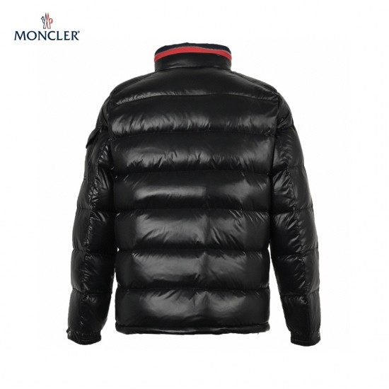 23FW Moncler Bourne Long Sleeves Short Down Jacket Black Coats Size 1-5 