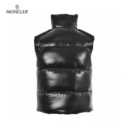 23FW Moncler Gilets Oder Black Beige Sleeveless Down Vest Outerwear Size 1-5 