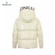 23FW Moncler Hooded Long Sleeves Short Down Jacket Beige Coats Size 1-4 