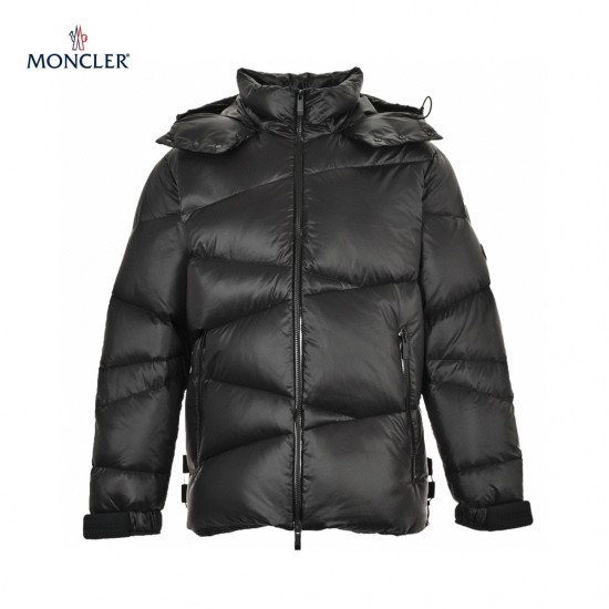 23FW Moncler Mens Hoodie Long Sleeves Short Down Jacket And Coats Black Size 0-4 