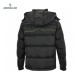 23FW Moncler Mens Hoodie Long Sleeves Short Down Jacket Black Coats Size 1-4 