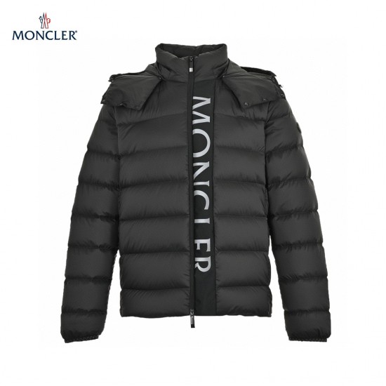 23FW Moncler Ume Nylon Long Sleeves Short Down Jacket And Coats Black Size 1-5 