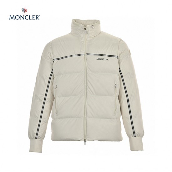 Mens Moncler Michael Long Sleeves Short Down Jacket White Size 1-5 