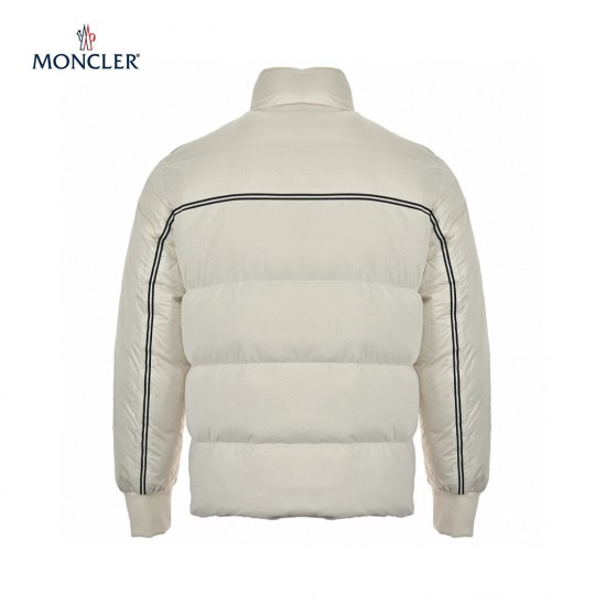 Mens Moncler Michael Long Sleeves Short Down Jacket White Size 1-5 