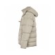 Moncler Bauges Detachable Long Sleeves Short Down Jacket Beige Coats Size 1-5 