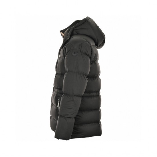 Moncler Bauges Detachable Long Sleeves Short Down Jacket Black Coats Size 1-5 