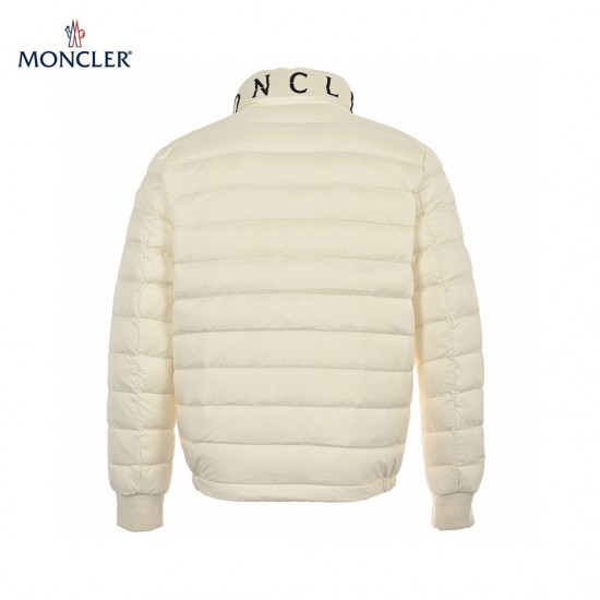 Moncler Long Sleeves Short Down Jacket And Coats Beige Size 1-5 