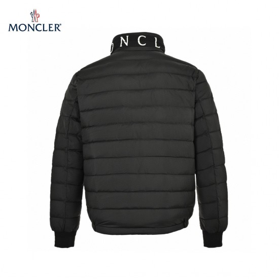 Moncler Long Sleeves Short Down Jacket And Coats Black Size 1-5 