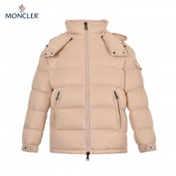 Moncler Maire Hooded Quilted Shell Pink Long Sleeves Down Jacket Size 0-3 