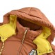 Moncler Mariveles Long Sleeves Short Down Jacket Brown Coats Size 1-5 