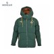 Moncler Mariveles Long Sleeves Short Down Jacket Green Coats Size 1-5 