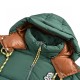 Moncler Mariveles Long Sleeves Short Down Jacket Green Coats Size 1-5 