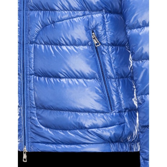 Moncler ACORUS Ultralight Bright blue Jackets Techno Fabric/Polyamide Mens 41338935LS