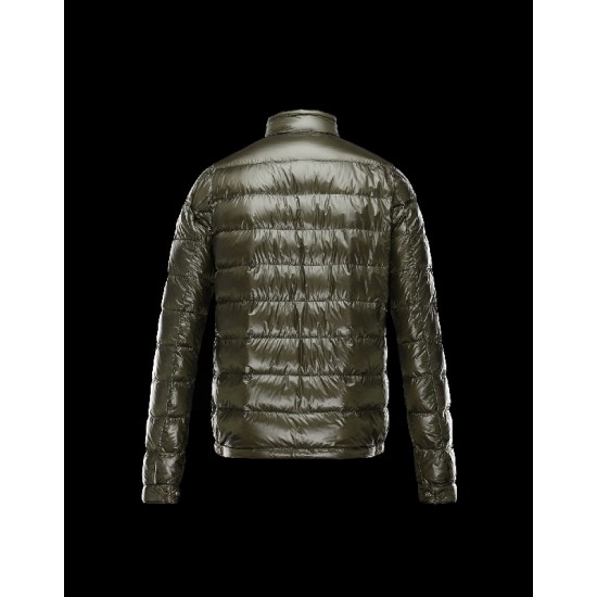 Moncler ACORUS Ultralight Dark green Jackets Techno Fabric/Polyamide Mens 41338935SK