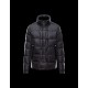 Moncler ALFRED Detachable Knit Collar Black Jackets Nylon/Polyamid Mens 41380992WK