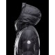 Moncler ALFRED Detachable Knit Collar Black Jackets Nylon/Polyamid Mens 41380992WK