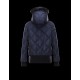 Moncler AMANCE Turtleneck Dark blue Jackets Techno Fabric/Polyester Womens 41464466OA