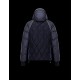 Moncler ARAMIS Turtleneck Dark blue Jackets Flannel Wool Mens 41456790QT