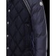 Moncler ARAMIS Turtleneck Dark blue Jackets Flannel Wool Mens 41456790QT