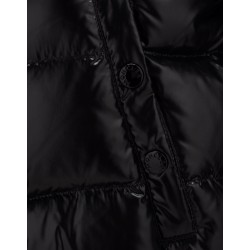 Moncler Alpin Detachable Fur Trimmed Collar Black Jackets Nylon/Polyamid Womens 41236470CT