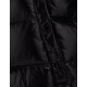 Moncler Alpin Detachable Fur Trimmed Collar Black Jackets Nylon/Polyamid Womens 41236470CT