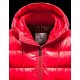 Moncler Aubert Hooded Neckline Coral Jackets Nylon/Polyamid Mens 41224644MN