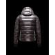 Moncler Aubert Hooded Neckline Dark brown Jackets Nylon/Polyamid Mens 41224644PX