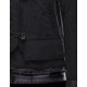 Moncler BAGES Turtleneck Black Jackets Cotton Nylon Polyester Womens 41457023GI