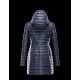 Moncler BARBEL Ultralight Round Collar Blue Jackets Nylon/Polyamide Womens 41411433AK