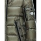 Moncler BASILE Lightweight Fixed Hood Khaki Jackets Nylon/Polyamide Mens 41457019LV