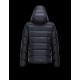 Moncler BASILE Turtleneck Fixed Hood Dark blue Jackets Polyamide Mens 41457019XO