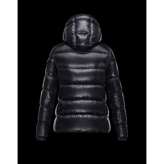 Moncler BERRE Turtleneck Black Jackets Polyamide Womens 41456953TW