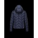 Moncler BERRIAT Detachable Hood Turtleneck Dark blue Jackets Nylon/Polyamid Mens 41456793QL