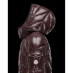 Moncler BERRIAT Detachable Hood Turtleneck Dark brown Jackets Nylon/Polyamid Mens 41456769LD