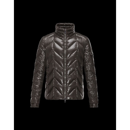 Moncler BERRIAT Detachable Hood Turtleneck Dark green Jackets Nylon/Polyamid Mens 41456769UD