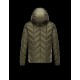 Moncler BERRIAT Detachable Hood Turtleneck Military green Jackets Nylon/Polyamid Mens 41456793MB