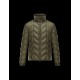 Moncler BERRIAT Detachable Hood Turtleneck Military green Jackets Nylon/Polyamid Mens 41456793MB