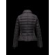 Moncler BIBER Double-Breasted Classic Neckline Black Jackets Nylon Womens 41467469GC