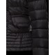 Moncler BIBER Double-Breasted Classic Neckline Black Jackets Nylon Womens 41467469GC