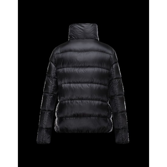 Moncler BOURDON Turtleneck Black Jackets Polyamide Womens 41456717SE