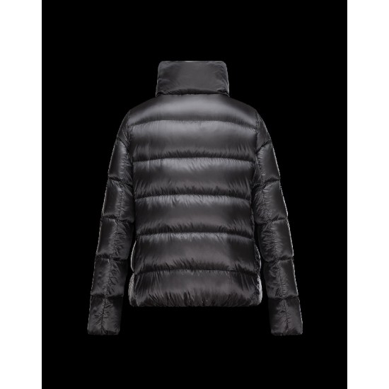 Moncler BOURDON Turtleneck Steel grey Jackets Polyamide Womens 41456717TI