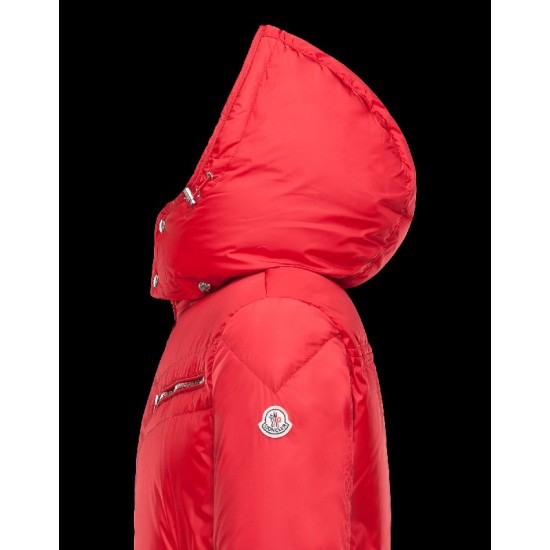 Moncler BRAD Detachable Hood Red Jackets Nylon/Polyamid Mens 41459676JP