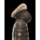 Moncler BYRON Fur-Trimmed Hood Turtleneck Military green Jackets Polyamide/Coyote Mens 41466661QM