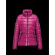 Moncler Bady Detachable Hood Pink Jackets Lacquered Nylon Womens 41224540GR