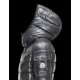 Moncler Bady Detachable Hood Steel grey Jackets Lacquered Nylon Womens 41224540KR