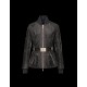 Moncler CANET Detachable Fur Collar Black Jackets Nylon/Polyamide/Beaver Womens 41466467WO