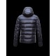 Moncler CANUT Lightweight Knitted Collar Blue Jackets Nylon/Pa Mens 41311219CU